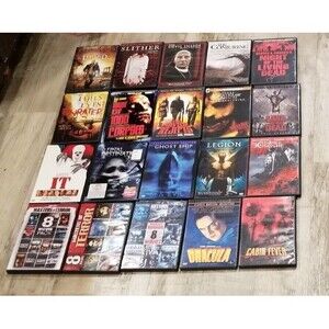 20 Horror DVD Lot 41 Movies It Miniseries Rob Zombie Devils Rejects Obscure OOP